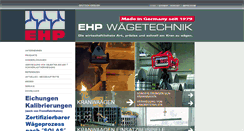 Desktop Screenshot of ehp.de