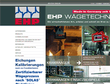 Tablet Screenshot of ehp.de