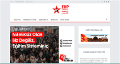 Desktop Screenshot of ehp.org.tr